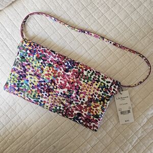 L.K. Bennett Clutch NWT Assymetrical MultiColor Purse